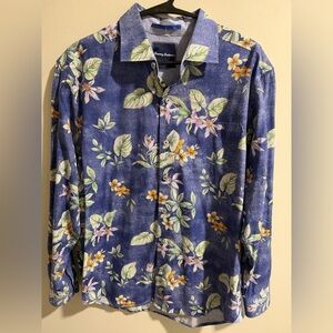Tommy Bahama Navy Floral Men's Shirt